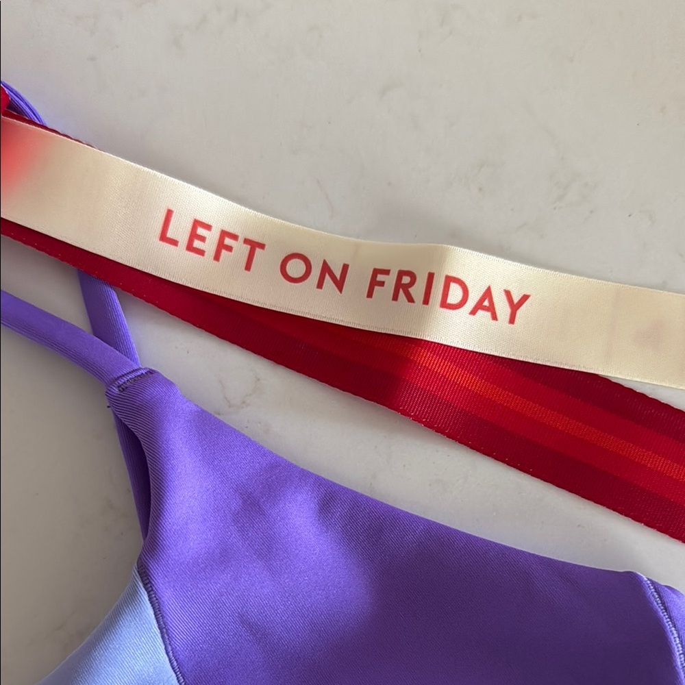 Left On Friday Purple Bikini Top - Picture 2 of 4
